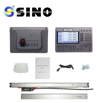 Harga bagus SINO SDS200 Metal 4 Axis LCD Digital Readout Display Kit KA-300 Linear Scale on line