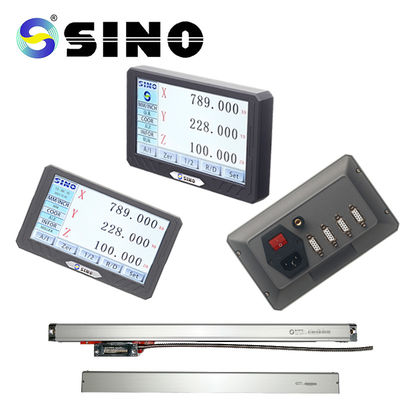 Harga bagus SINO SDS200S Kit Pembacaan Digital DRO 3 Sumbu Layar Sentuh Penuh LCD untuk skala encoder linier mesin bubut mesin penggilingan on line