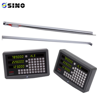 Harga bagus 2/3 Axis Digital Reading Linear Scale SINO SDS6-3V KA600-1300mm DRO Tampilan 5um on line