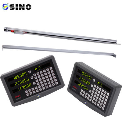 Harga bagus 2/3 Axis Digital Readout Glass Linear Encoder SINO KA600-1400mm Presisi 1μm Skala Linear DRO on line