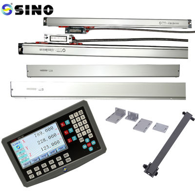 Harga bagus LCD DRO 3 Axis Digital Readout AC220V 110V 70-1020mm Linear Scale Encoder Grating Ruler on line