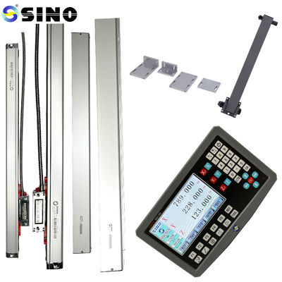 Harga bagus LCD DRO Linear Scale Optical Encoder SDS2-3VA A 3 Axis Milling Lathe on line