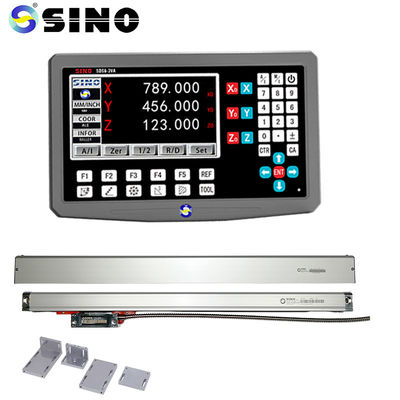 Harga bagus Set lengkap SINO 3 Axis Dro Digital Reading Metal Case KA-300 Skala kaca linier untuk mesin lathe milling on line