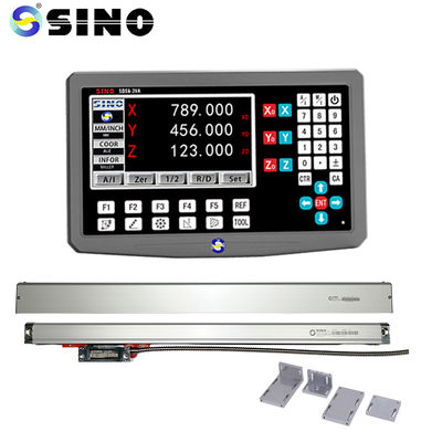 Harga bagus RoHS 3 Axis DRO Kit Milling Lathe Grider Digital Reading Display 5um Optical Ruler Linear Scale Encoder on line