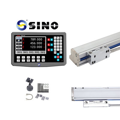 Harga bagus Untuk digunakan dengan mesin penggilingan, SDS6-3VA 3 Axis Dro Digital Readout Display dengan Skala Kaca Linear Encoder Grating on line