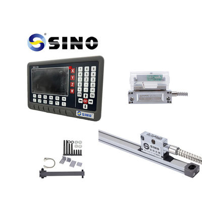 Harga bagus SINO SDS5-4VA Digital Display DRO Lathe Machine Digital Encoder Kaca Skala Linear on line