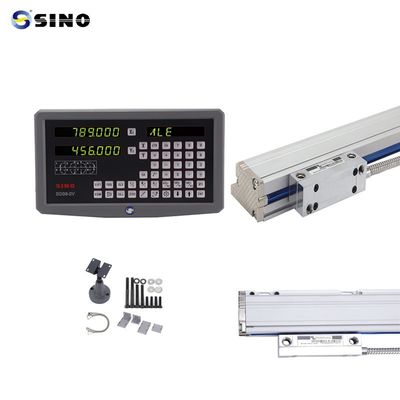 Harga bagus Sistem Pembacaan Digital CE SDS6-2V 2 Sumbu SINO Dengan Tampilan LED Encoder Linear Untuk Mesin Bubut Penggilingan on line