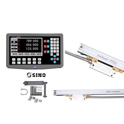 Harga bagus SDS6-3VA 3 Axis Dro Digital Readout Display Skala Kaca Linear Encoder Grating on line