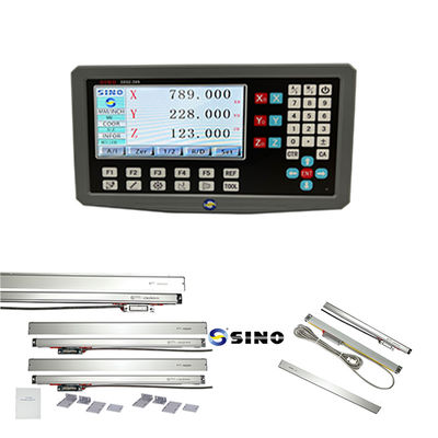 Harga bagus SDS2-3VA LCD DRO 3 Axis Digital Reading Digital Rack Untuk Mesin Lathe Optical Linear Scale on line