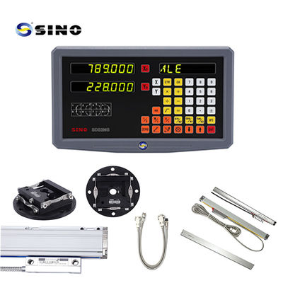 Harga bagus SINO Digital Readout SDS 2MS 2-Axis Magnetic Scale Dro Dengan Linear Encoder Kit Untuk Mesin Milling on line