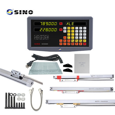 Harga bagus SINO SDS2MS 2 Axis Digital Reading DRO System Multifungsi Dengan KA300 Skala Linear Untuk Lathe on line