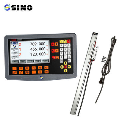 Harga bagus 3-Axis DRO Digital Readout SINO SDS2-3VA DRO Dengan Encoder Skala Linear Untuk Mesin Lathe Mill on line