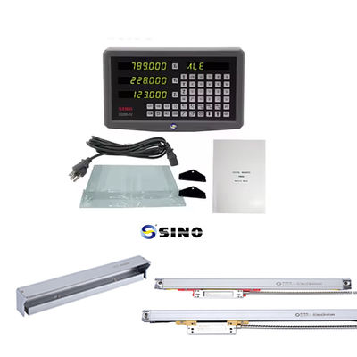 Harga bagus SINO 3 Axis SDS6-3V Kit Digital Reading System DRO Dengan Output RS232-C Linear Encoder Untuk Lathe on line