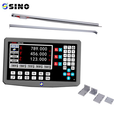 Harga bagus Mesin Bor CNC Lathe SINO 3 Axis Sistem Membaca Digital Dengan Resolusi 5um on line