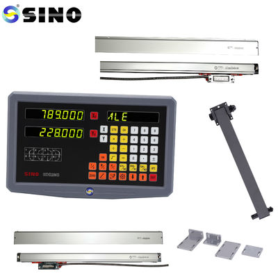 Harga bagus TTL 2 Axis Digita Reading Test Instrument System SINO SDS 2MS DRO Kits Glass Linear Scale Untuk Milling Lathe on line