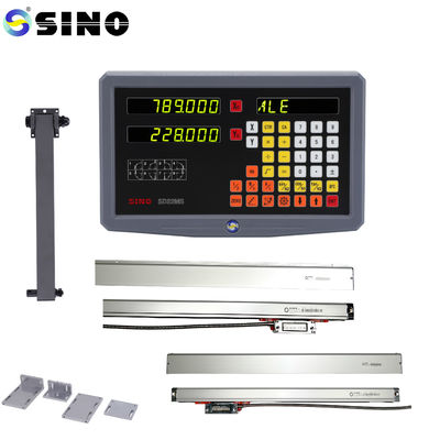 SINO Dua sumbu mesin bubut DRO Mini Size 100V-240V Multi fungsi