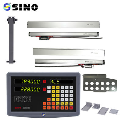 SDS2MS 2 Axis DRO Digital Readout Penggilingan Penggilingan 60 Hz