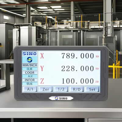 SINO 220V Horizontal SDS200S 3 Axis Migital Membaca untuk mesin penggilingan Migital Membaca