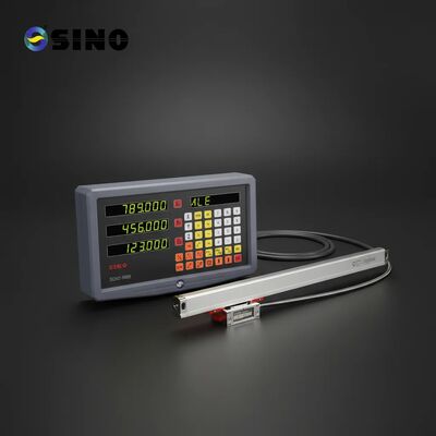 Harga bagus SINO SDS2‐3MS 3-Axis TTL-Signal Digital Reading ((DRO) Skala Enkoder Linear Kaca Lengkap Set untuk Mesin Penggilingan on line