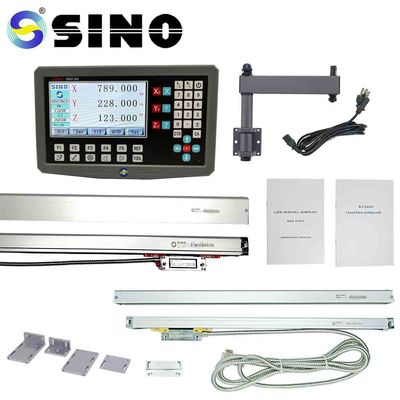Harga bagus SINO TFT Mesin Bubut DRO Pembacaan Digital 2 Sumbu RS422 Sinyal on line
