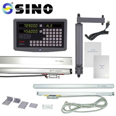 Harga bagus 100V-240V Logam LED Mesin Bubut DRO 2 Sumbu Resolusi 0,005mm on line