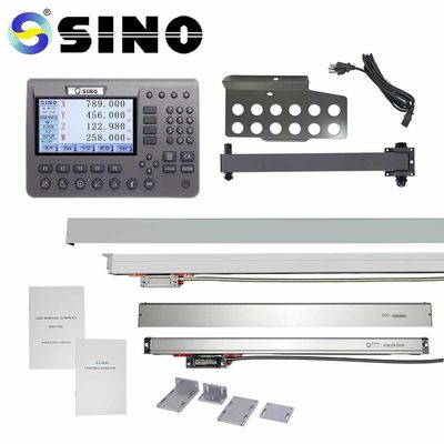 Harga bagus Mesin Penggilingan LCD Logam Dua Sumbu DRO Resolusi 0,005mm Praktis on line