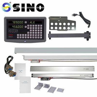 Harga bagus Mesin Penggilingan Logam Ukuran Besar DRO Manual 2 Sumbu RS232-C Output on line