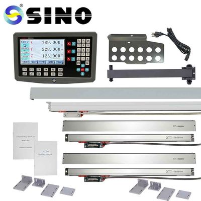Harga bagus Resolusi 0,005mm TFT Mini Mill Pembacaan Digital Untuk Mesin Penggilingan Kecil on line