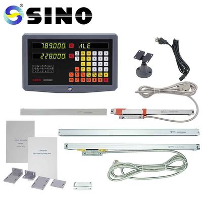 Harga bagus SINO Mesin Bubut Dua Sumbu DRO Ukuran Mini 100V-240V Multi Fungsi on line