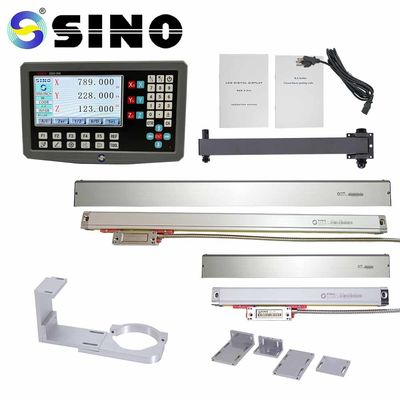 Harga bagus 1µM Resolusi LCD 2 Sumbu DRO, Sistem DRO Skala Linier Serbaguna on line