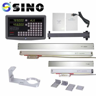Harga bagus 0.001mm LED 2 Axis Digital Readout DRO Kit Untuk Mesin Bubut on line
