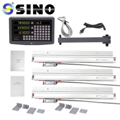 Harga bagus Sistem DRO Skala Linear LED Tiga Sumbu, Kit Pembacaan Digital DRO Resolusi 5µM on line