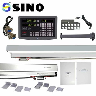 Harga bagus Mesin Bor LED Logam Dua Sumbu DRO Pembacaan Digital Sinyal Gelombang Persegi on line