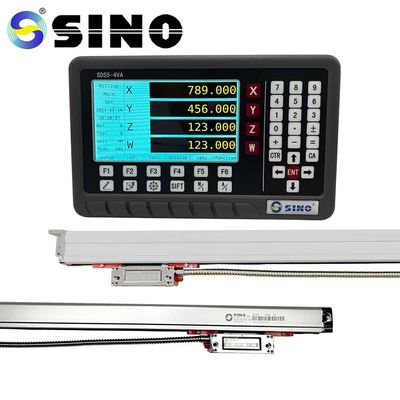 Harga bagus SINO SDS5-4VA Digital Display Meter 4 Skala Linear Presisi Tinggi Untuk CNC Milling on line
