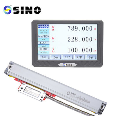 Harga bagus SINO SDS200S Linear Optical Encoder Dengan Tampilan Pembacaan LCD Digital 3 Sumbu Dijual on line